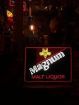 画像24: 80s Vintage Miller Brewing Co MAGNUM Malt Liquor Beer Lighted Store Display Sign (A523)  (24)