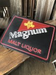 画像25: 80s Vintage Miller Brewing Co MAGNUM Malt Liquor Beer Lighted Store Display Sign (A523)  (25)