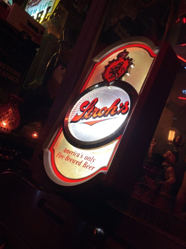 画像22: Vintage STROH Beer Advertising Lighted Motion Rotating Starburst Store Display Sign (A523) 