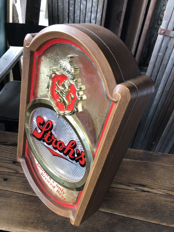 画像7: Vintage STROH Beer Advertising Lighted Motion Rotating Starburst Store Display Sign (A523) 