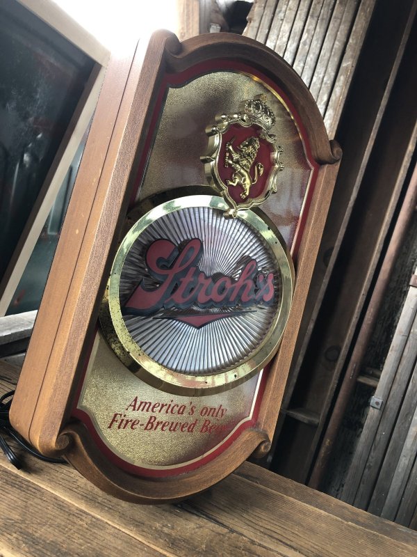画像4: Vintage STROH Beer Advertising Lighted Motion Rotating Starburst Store Display Sign (A523) 