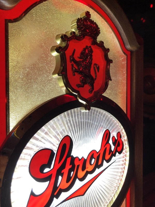 画像23: Vintage STROH Beer Advertising Lighted Motion Rotating Starburst Store Display Sign (A523) 
