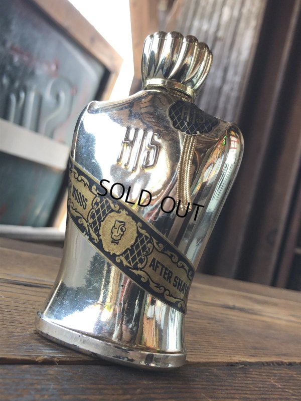 画像7: 40s Vintage Advertising HIS Men's After Shave Lotion Bottle Rare Gold Ver (A529)