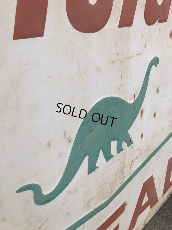 画像9: Vintage Original Sinclair Gasoline A HEAD Dino Huge Road Sign HTF! (A532)