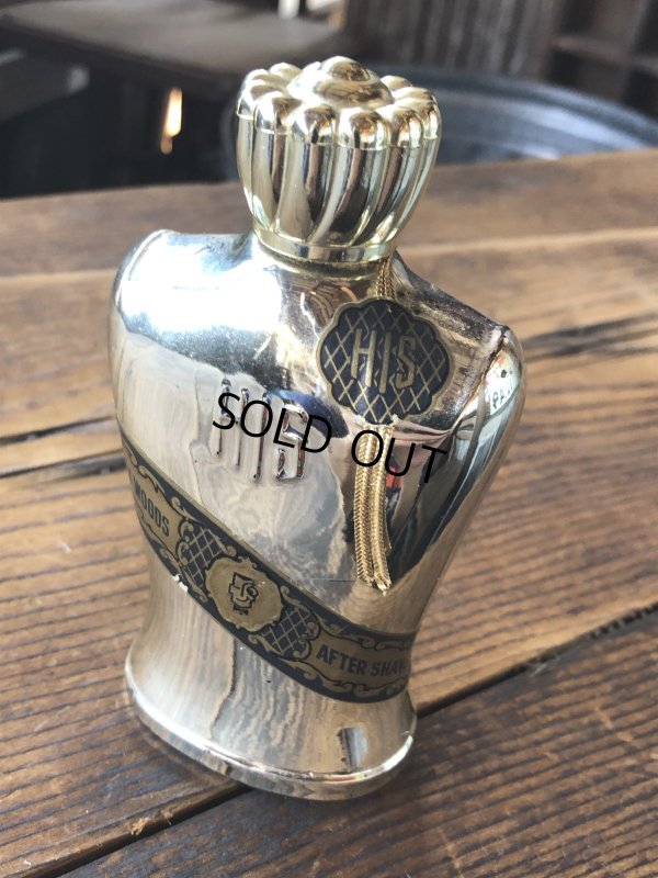 画像2: 40s Vintage Advertising HIS Men's After Shave Lotion Bottle Rare Gold Ver (A529)