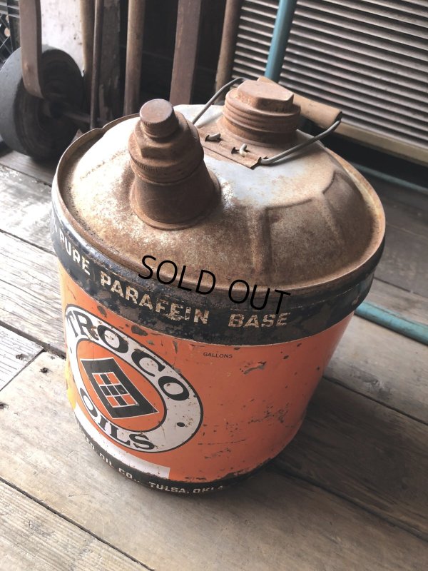 画像2: Vintage TROCO 5 Gallon Oil Can (A531)
