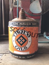 Vintage TROCO 5 Gallon Oil Can (A531)