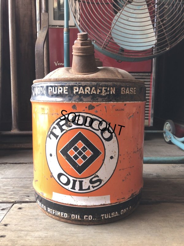 画像1: Vintage TROCO 5 Gallon Oil Can (A531)