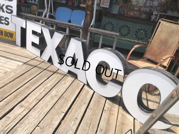 画像18: Vintage Original Texaco SS Lighted Letter Store Display Sign Huge!! (A533)