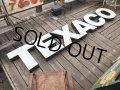 Vintage Original Texaco SS Lighted Letter Store Display Sign Huge!! (A533)