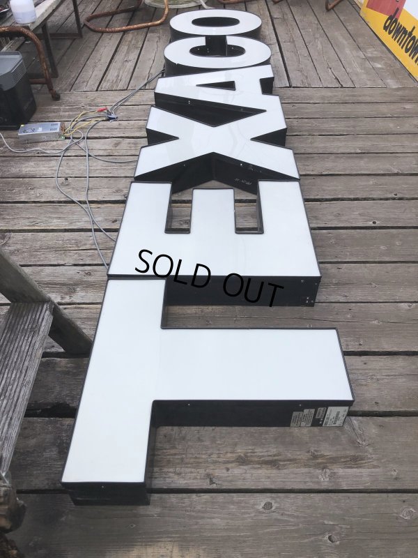 画像4: Vintage Original Texaco SS Lighted Letter Store Display Sign Huge!! (A533)