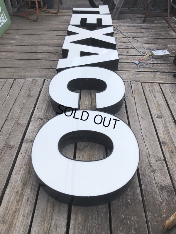画像3: Vintage Original Texaco SS Lighted Letter Store Display Sign Huge!! (A533)