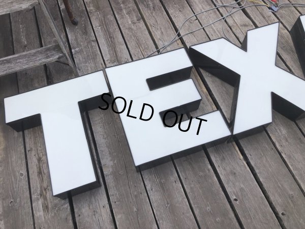 画像12: Vintage Original Texaco SS Lighted Letter Store Display Sign Huge!! (A533)