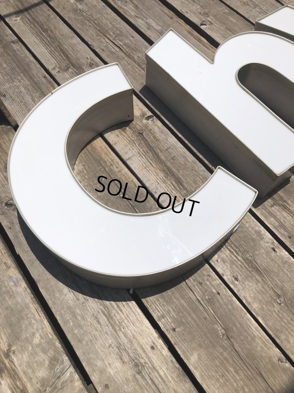 画像12: Vintage Original Chevron GS Lighted Letter Sign Store Display Huge!! (A534)