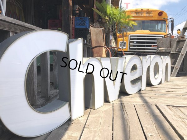 画像17: Vintage Original Chevron GS Lighted Letter Sign Store Display Huge!! (A534)
