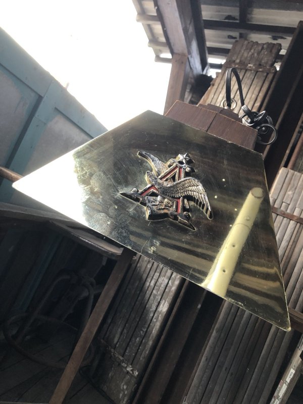 画像27: 80s Advertising Anheuser-Busch BUSCH Beer Billiard Pool Table Light Head for the Mountains (A535)