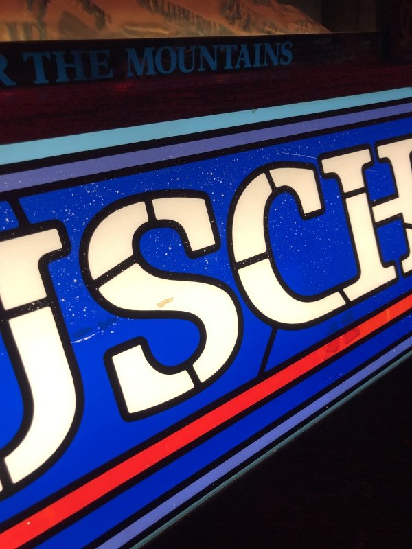 画像45: 80s Advertising Anheuser-Busch BUSCH Beer Billiard Pool Table Light Head for the Mountains (A535)