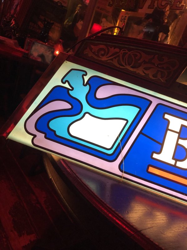 画像36: 80s Advertising Anheuser-Busch BUSCH Beer Billiard Pool Table Light Head for the Mountains (A535)
