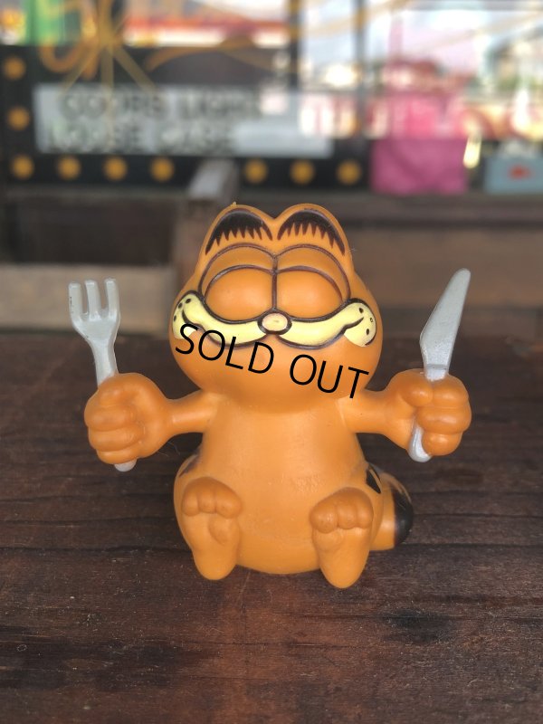 画像1: 80s Vintage Garfield PVC Figure (A549)  