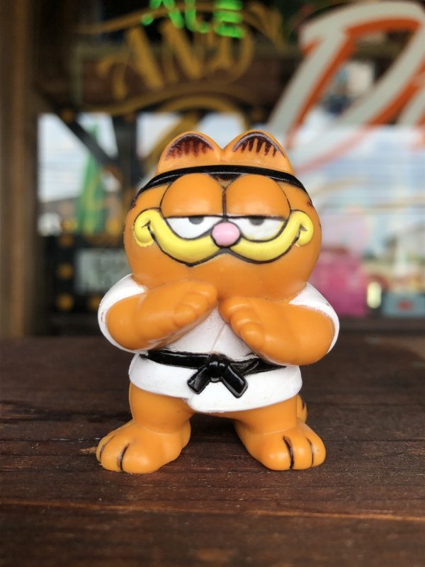 画像1: 80s Vintage Garfield PVC Figure (A538)  