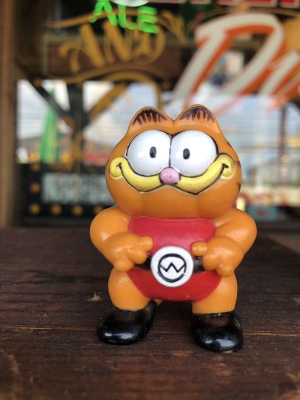 画像1: 80s Vintage Garfield PVC Figure (A557)  