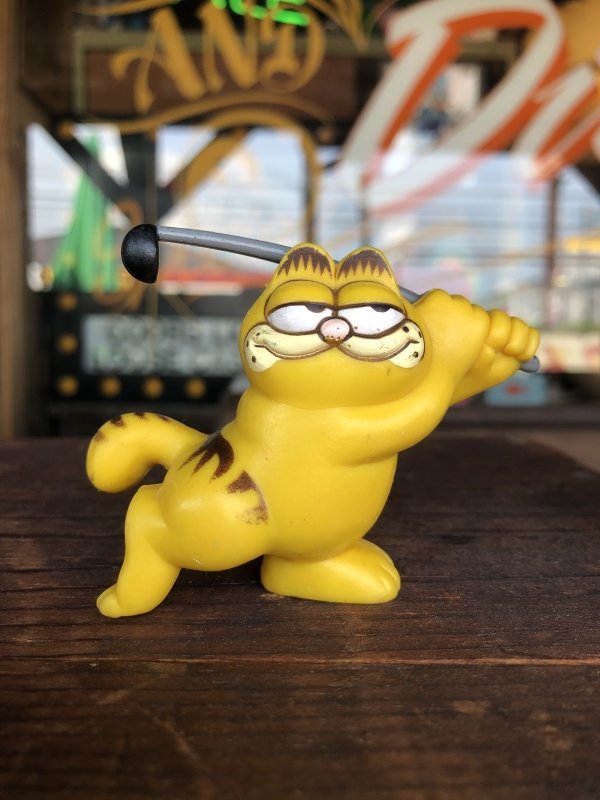画像1: 80s Vintage Garfield PVC Figure (A559)  