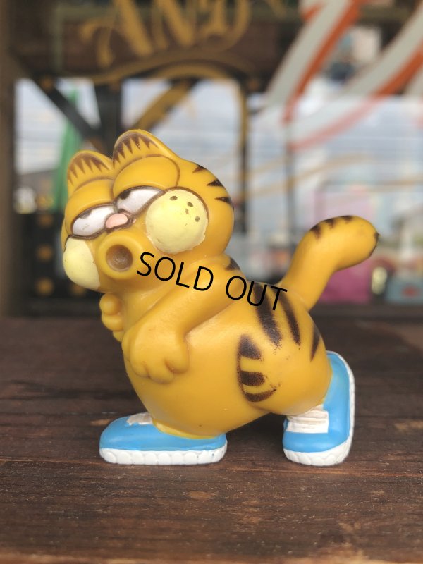 画像1: 80s Vintage Garfield PVC Figure (A540)  