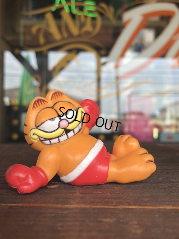 画像1: 80s Vintage Garfield PVC Figure (A539)  