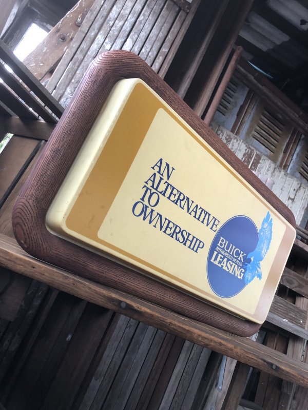 画像5: Vintage Advertising Buick AN ALTERNATIVE TO OWNERSHIP Lighted Store Display Sign (A568) 