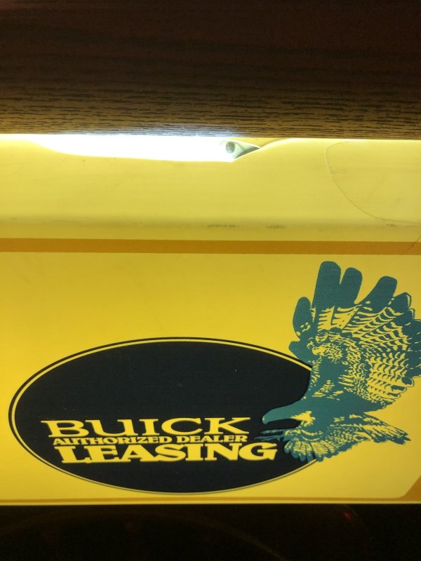 画像32: Vintage Advertising Buick AN ALTERNATIVE TO OWNERSHIP Lighted Store Display Sign (A568) 