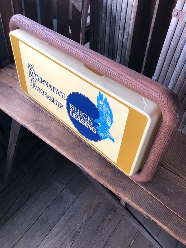 画像7: Vintage Advertising Buick AN ALTERNATIVE TO OWNERSHIP Lighted Store Display Sign (A568) 