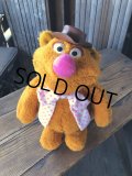 70s Vintage Fisher Price The Muppet Show Fozzie Bear Plush Doll (A569)