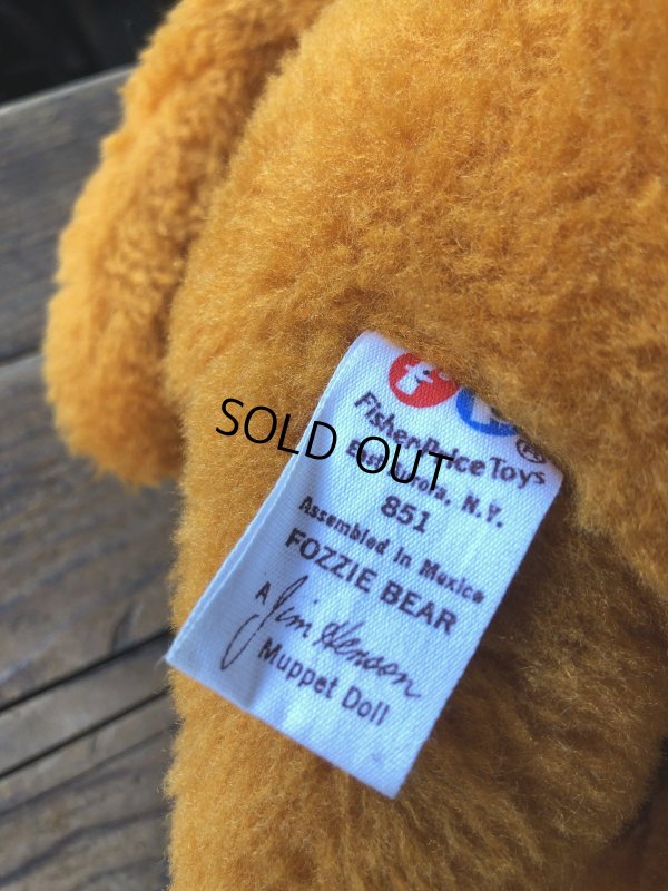 画像9: 70s Vintage Fisher Price The Muppet Show Fozzie Bear Plush Doll (A569)