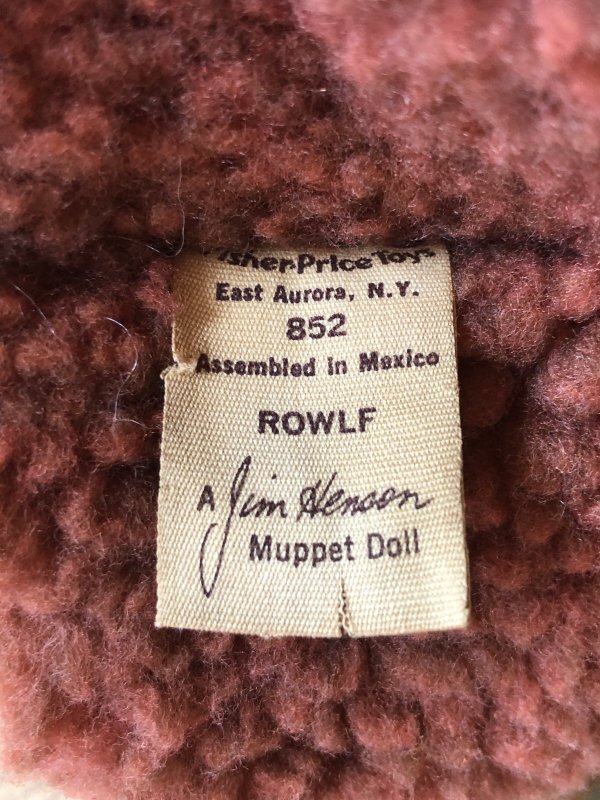 画像11: 70s Vintage Fisher Price The Muppet Show Rowlf the Dog Plush Doll (A571)