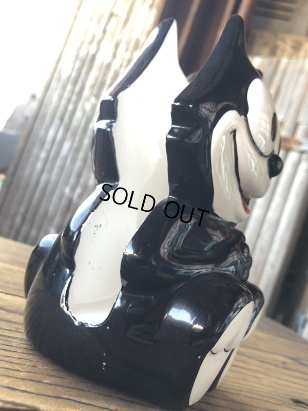 画像7: 90s Vintage Felix The Cat Ceramic Napkin Holder w/box (A567)