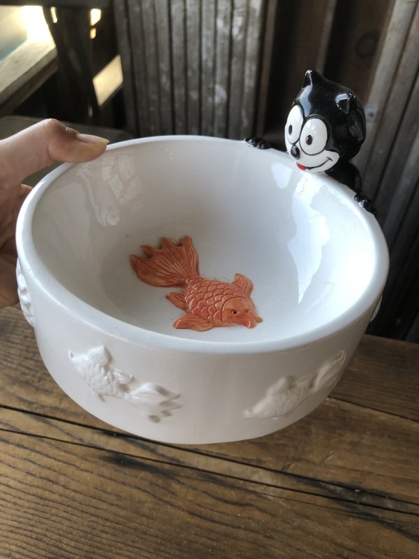 画像20: 90s Vintage Felix The Cat Ceramic Bowl (A569)