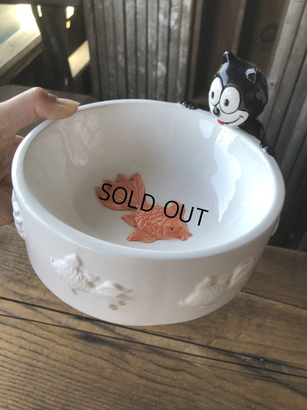画像20: 90s Vintage Felix The Cat Ceramic Bowl (A569)