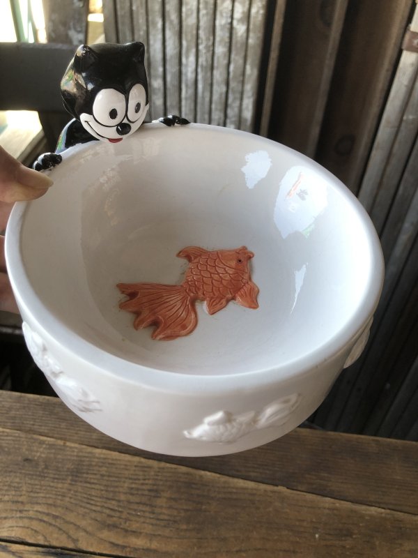 画像19: 90s Vintage Felix The Cat Ceramic Bowl (A569)