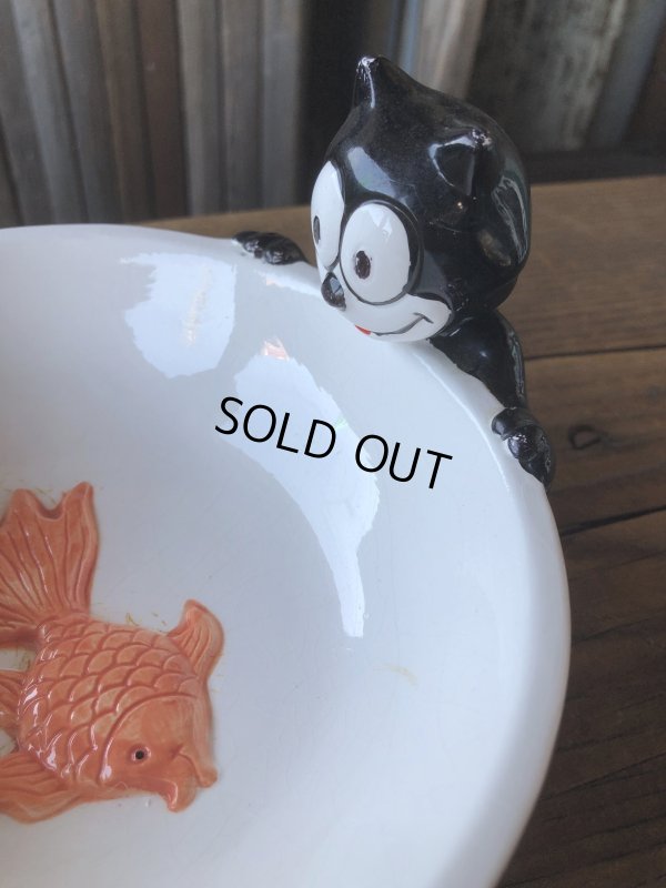 画像9: 90s Vintage Felix The Cat Ceramic Bowl (A569)