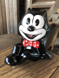 90s Vintage Felix The Cat Ceramic Coin Bank (A570)