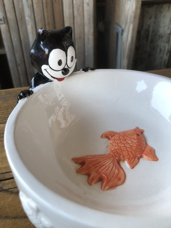 画像12: 90s Vintage Felix The Cat Ceramic Bowl (A569)