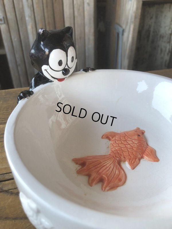 画像12: 90s Vintage Felix The Cat Ceramic Bowl (A569)