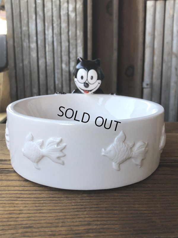 画像6: 90s Vintage Felix The Cat Ceramic Bowl (A569)