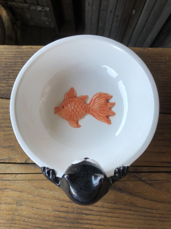 画像4: 90s Vintage Felix The Cat Ceramic Bowl (A569)