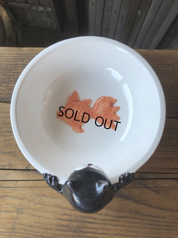画像4: 90s Vintage Felix The Cat Ceramic Bowl (A569)