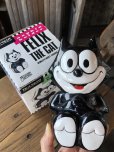 画像10: 90s Vintage Felix The Cat Ceramic Napkin Holder w/box (A567) (10)