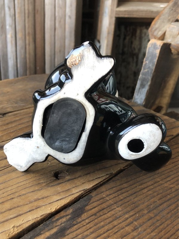 画像7: 90s Vintage Felix The Cat Ceramic Coin Bank (A570)