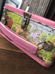 画像6: 80s Vintage Lunch Box Rose Petal Place (A571) (6)