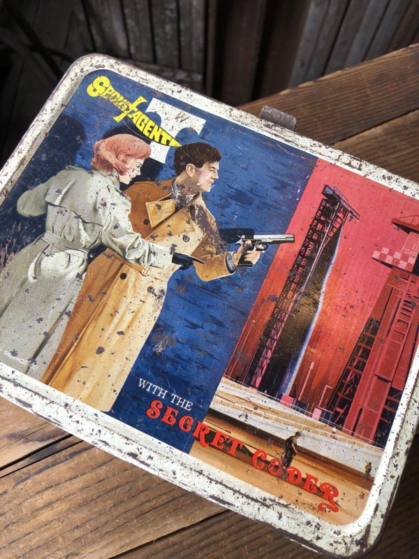 画像8: 60s Vintage Lunch Box Secret Agent (A577)