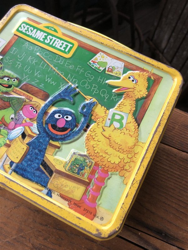 画像11: 70s Vintage Lunch Box Sesame Street (A573)